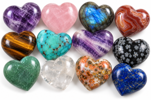 Polished Mineral Hearts For Sale