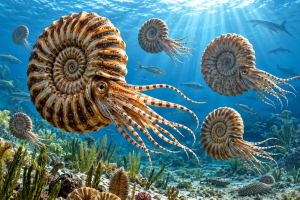 Vascoceras Ammonite Fossil For Sale